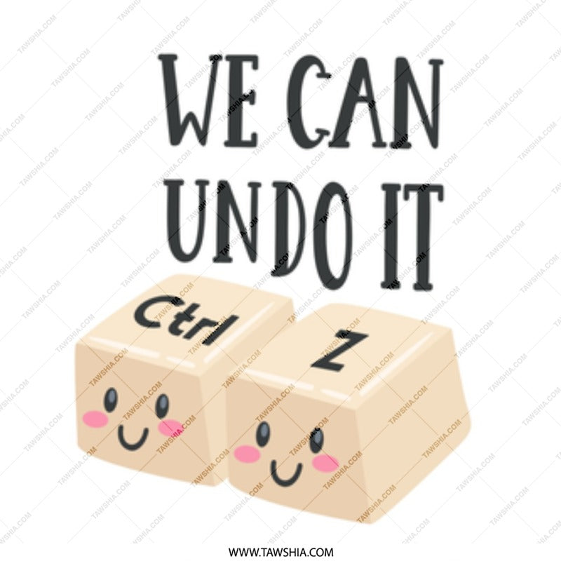 We Can Undo It Mug, Funny Ctrl Z Design, Programmer Gift Idea, Cute Geek Coffee Mug, Gift For Coder, Computer Science Mug - Tawshia