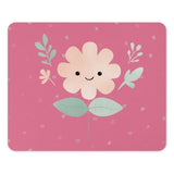 Adorable Smiling Flower on Pink Background product type