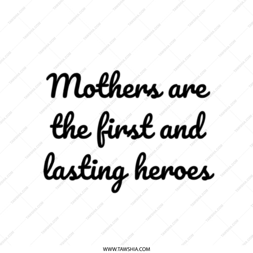 Mothers are Heroes Tote Bag, Mom Love Gift, Inspirational Quote Tote, Everyday Tote Bag, Gift for Mom, Mothers Day Gift Idea - Tawshia