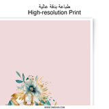 Floral Life Ring Photographic Prints, Nautical Home Decor, Coastal Art Print, Beach House Wall Art, Summer Prints, Flower Decoration - Tawshia