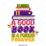 Book Lover Mug, A Good Book is a Friend Forever Mug, Reading Mug, Bookworm Mug, Bookish Gift, Librarian Gift, Teacher Gift - Tawshia