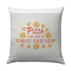 Pizza is My Best Friend Pillow, Foodie Throw Pillow, Pizza Lover Gift, Cute Home Decor, Decorative Pillow - Tawshia