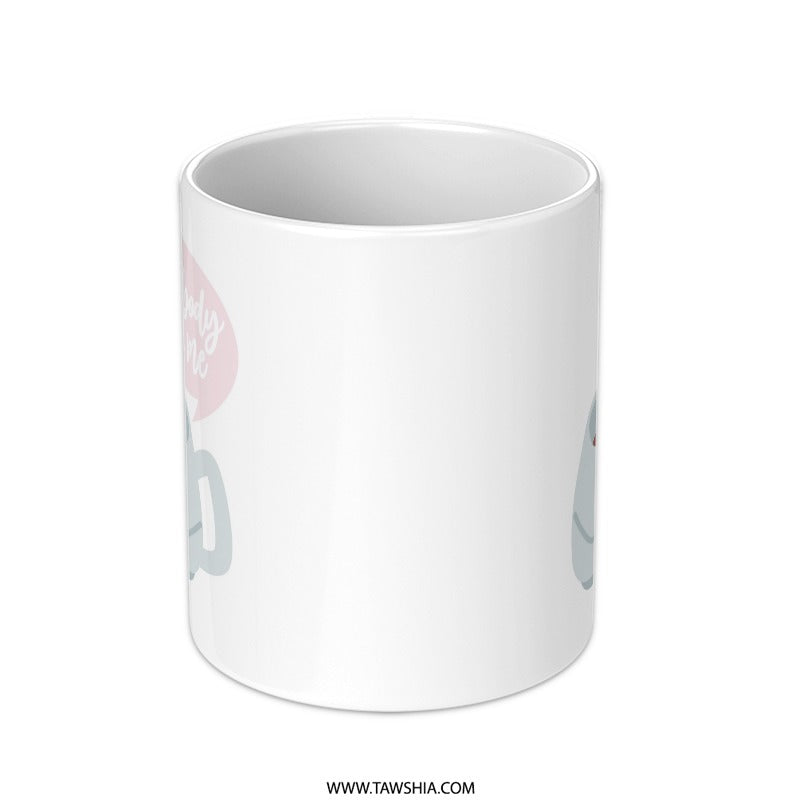 Everybody Loves Me Mug, Cute Coffee Mug, Kawaii Mug, Coffee Lover Gift, Funny Mug, Gift for Friend, Coffee Bean Mug, Hot Beverage Mug - Tawshia