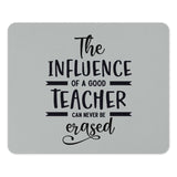 Teacher Influence Mouse Pad, Inspirational Teacher Gift, Teacher Appreciation, Unique Teacher Present, Thank You Gift for Teacher - Tawshia