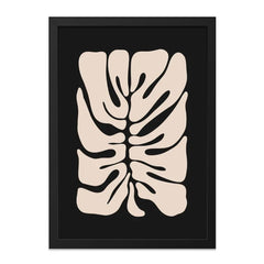 Monstera Leaf Wall Art, Minimalist Plant Print, Tropical Home Decor, Modern Art Print, Botanical Wall Decor, Abstract Plant Art - Tawshia