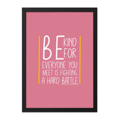 Be Kind Wall Art, Inspirational Quote Print, Positive Affirmation Decor, Motivational Art, Home Decor, Kindness Matters, Wall Decor - Tawshia