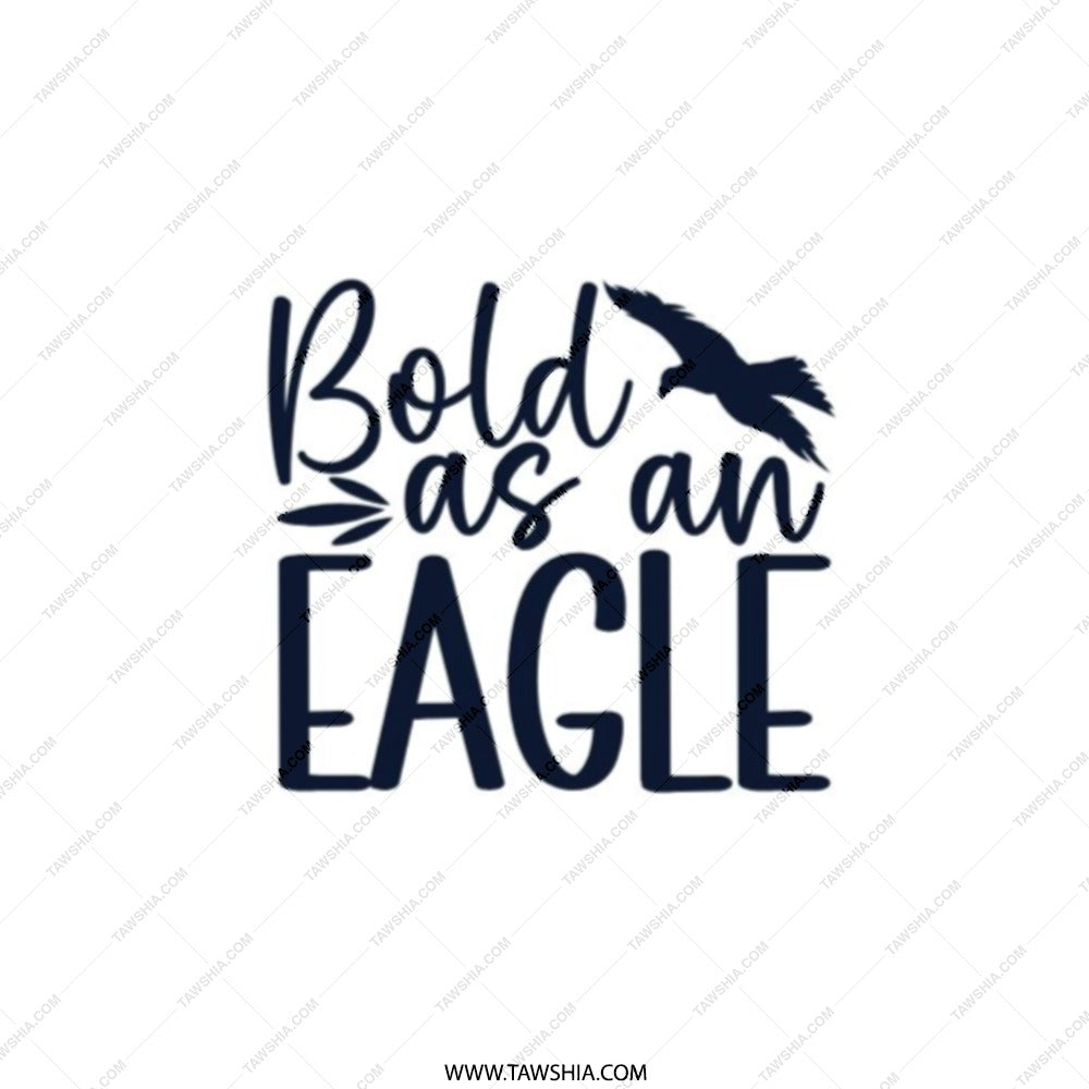 Bold Eagle Pocket Mirror, Inspirational Quote, Unique Gift, Trendy Mirror, Compact Mirror, On the Go Mirror, Self Care Mirror - Tawshia