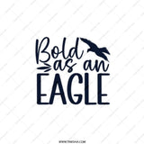 Bold Eagle Pocket Mirror, Inspirational Quote, Unique Gift, Trendy Mirror, Compact Mirror, On the Go Mirror, Self Care Mirror - Tawshia