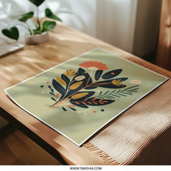 Floral Photographic Print, Botanical Wall Art, Abstract Flower Bouquet, Home Decor, Modern Art Print, Stylish Floral Design, Artistic Print - Tawshia