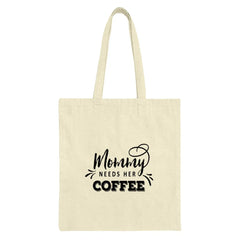 Mommy Needs Coffee Tote Bag, Mothers Day Gift, Coffee Lover Bag, Mom Life Tote, Funny Mom Gift, Everyday Bag, Gift for Her - Tawshia
