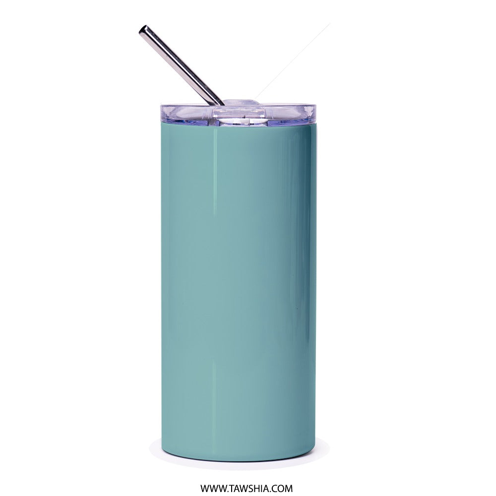 Floral Luggage Tumbler, Unique Gift, Travel Tumbler, Cute Water Bottle, Trending Tumbler Design, Stainless Steel Tumbler, Gift for Traveler - Tawshia