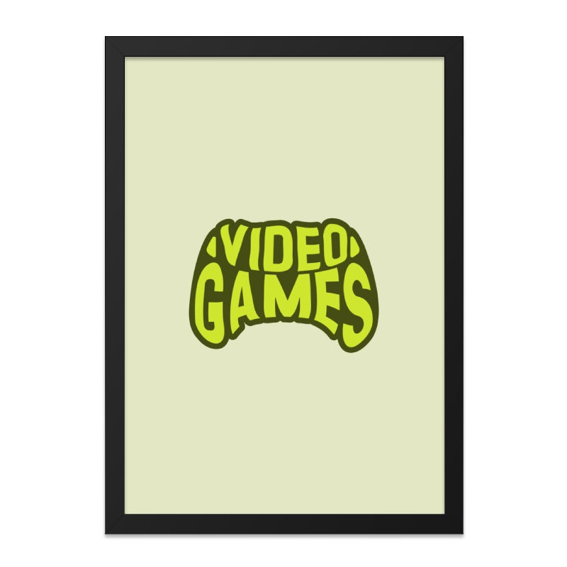 Video Games Wall Art, Retro Gaming Poster, Gamer Room Decor, Console Art, Gift for Gamers, Playful Wall Decor - Tawshia