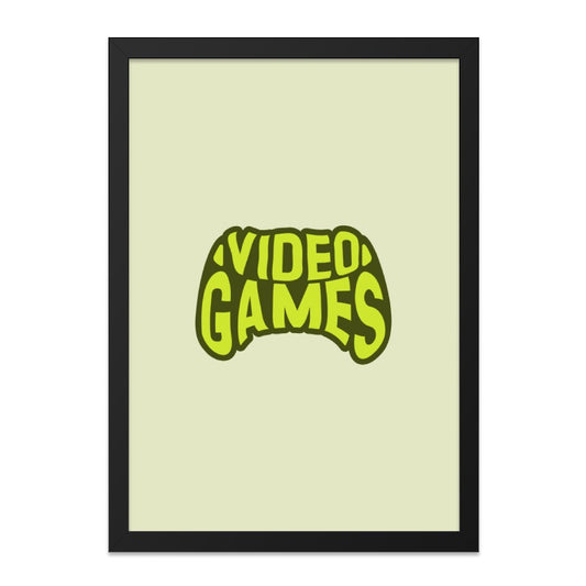 Video Games Wall Art, Retro Gaming Poster, Gamer Room Decor, Console Art, Gift for Gamers, Playful Wall Decor - Tawshia