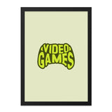 Video Games Wall Art, Retro Gaming Poster, Gamer Room Decor, Console Art, Gift for Gamers, Playful Wall Decor - Tawshia