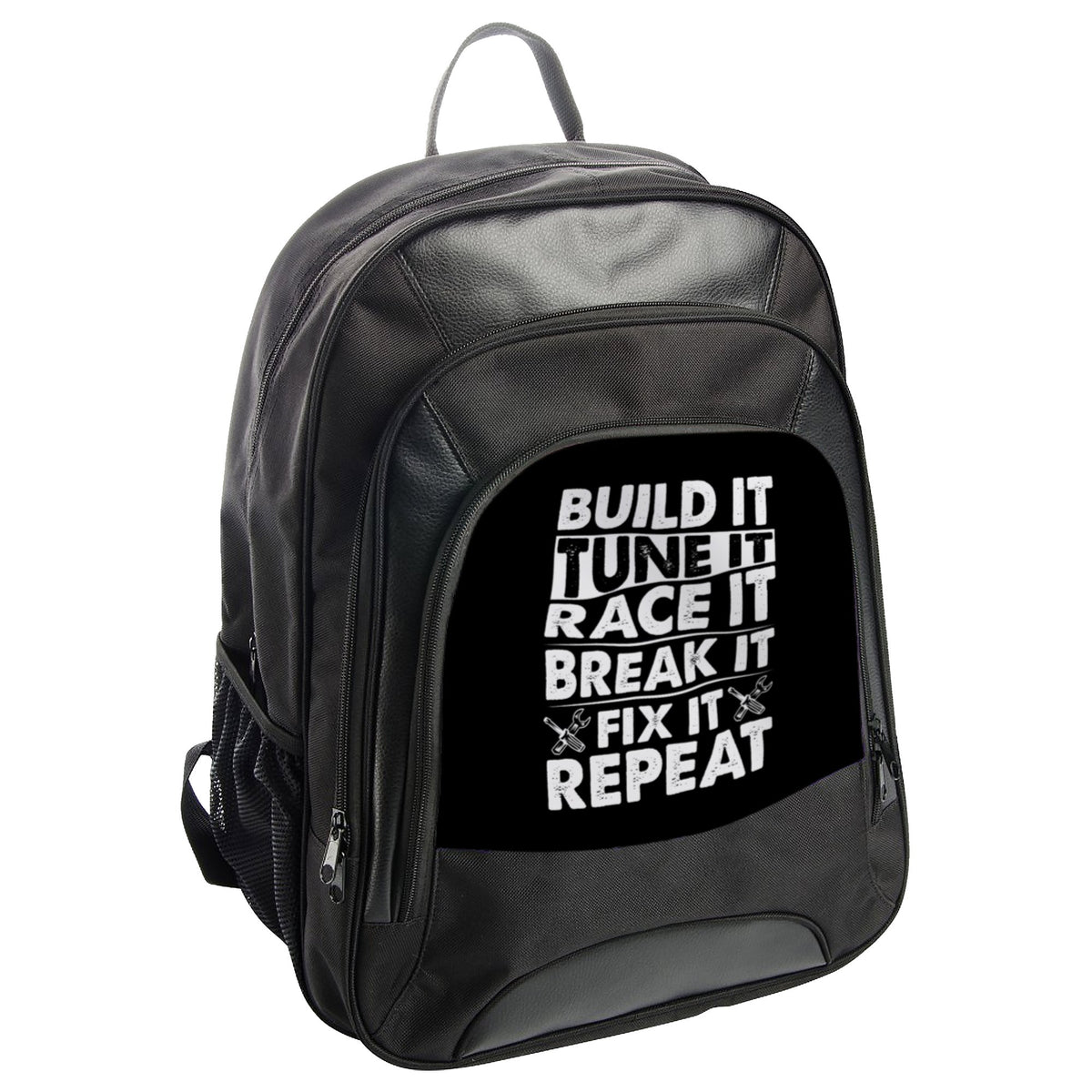 Build It Tune It Race It Break It Fix It Backpack product