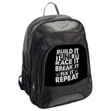 Build It Tune It Race It Break It Fix It Backpack product