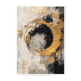 Abstract Gold Ring Photographic Print, Modern Wall Art Decor, Elegant Home Decor, Stylish Art Print, Unique Wall Decor, Art Photography - Tawshia