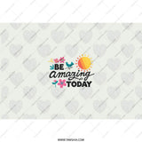 Be Amazing Today Tumbler, Inspirational Tumbler, Positive Quote Tumbler, Heart Tumbler, Gift for Her, Gift for Friend - Tawshia
