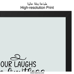 Friendship Wall Art, Limitless Laughs, Countless Memories, Endless Friendship, Inspirational Quote, Home Decor, Gift for Friend - Tawshia