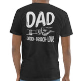 Dad Lead Teach Love Graphic Tee Shirt product type