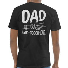 Dad Lead Teach Love Graphic Tee Shirt product type
