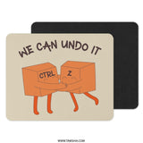 Ctrl Z Mouse Pad, We Can Undo It, Computer Humor Gift, Programmer Gift, Funny Office Decor, Coding Gift, Geeky Gift, Desk Accessories - Tawshia