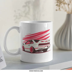 JDM Car Mug, Japanese Car Mug, Automotive Enthusiast Gift, Sports Car Art Mug, Turbo Car Lover Mug, Tuner Car Gift, Cool Car Gift - Tawshia