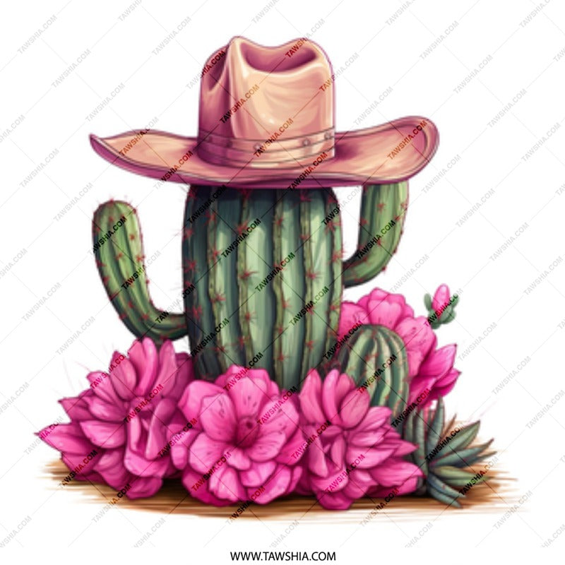 Cactus Mug, Cowboy Hat Mug, Floral Mug, Desert Mug, Western Mug, Gift for Her, Unique Mug, Novelty Mug, Coffee Mug, Tea Mug - Tawshia