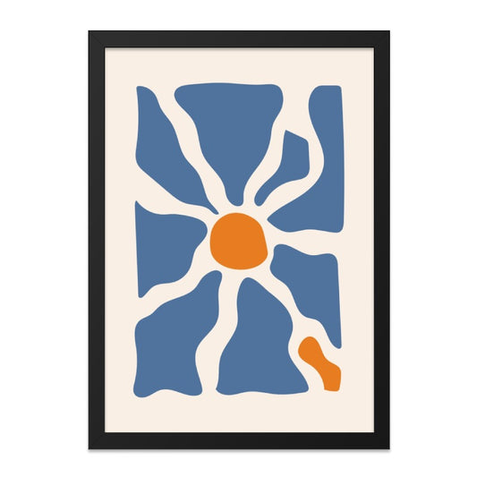 Abstract Sun Wall Art, Minimalist Print, Geometric Wall Decor, Modern Art Print, Home Decor Gift Idea - Tawshia