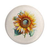 Sunflower Pinback Button, Floral Art Pin, Cute Summer Accessory, Botanical Badge, Trendy Pin, Gift Idea, Flower Lover Button, Nature - Tawshia