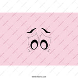 Cartoon Face Tumbler, Funny Expression Travel Mug, Cute Character Cup, Quirky Drinkware, Unique Gift Idea, Statement Tumblers - Tawshia