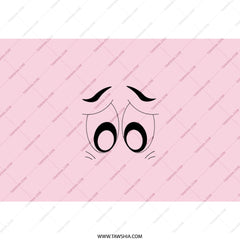 Cartoon Face Tumbler, Funny Expression Travel Mug, Cute Character Cup, Quirky Drinkware, Unique Gift Idea, Statement Tumblers - Tawshia