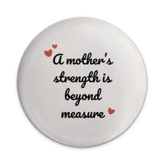 Mothers Strength Pinback Button, Mom Gift, Sentimental Button, Heart Badge, Mothers Day Gift, Inspirational Button, Mother Pin - Tawshia