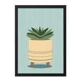 Potted Plant Wall Art, Modern Wall Decor, Home Decor Art, Succulent Wall Art, Trendy Wall Art, Minimalist Art, Botanical Decor - Tawshia