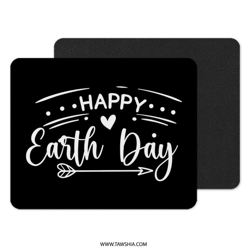 Happy Earth Day Mouse Pad, Eco Friendly Gift, Save Earth Desk Decor, Cute Environmental Mousepad, Earth Day Office Gift, Earth Day - Tawshia