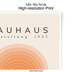 Bauhaus Ausstellung 1923 Photographic Print, Minimalist Wall Art, Geometric Print, Modern Home Decor, Art Print, Abstract Print - Tawshia