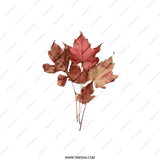 Autumn Leaves Pillow, Fall Decor, Rustic Home Accent, Botanical Print, Decorative Pillow, Cozy Autumn Vibes, Seasonal Pillow, Throw Pillow - Tawshia