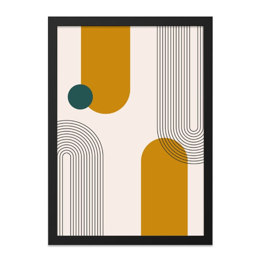 Abstract Geometric Wall Art, Modern Shapes Print, Contemporary Art Decor, Minimalist Art Print, Home Decor, Stylish Wall Art - Tawshia