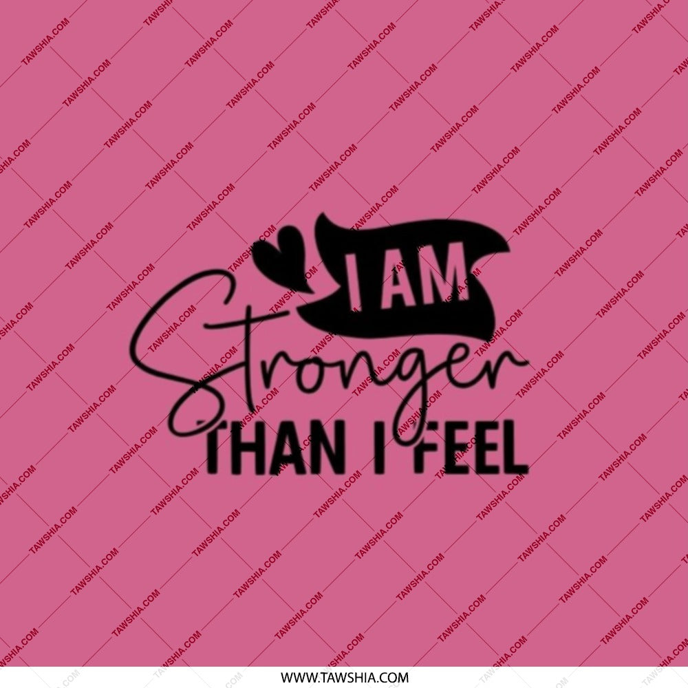 I Am Stronger Pocket Mirror, Inspirational Quote Gift, Encouragement Present, Self Love Accessory, Motivation Travel Mirror, Affirmation - Tawshia