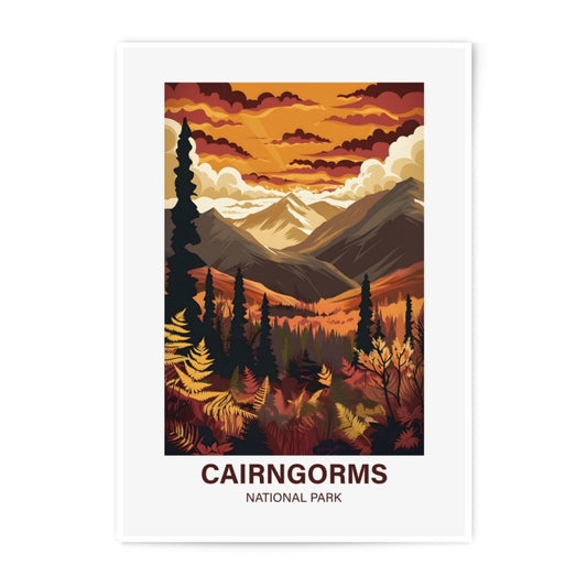 Cairngorms National Park Photographic Print, Scotland Art, Mountain Landscape, Scottish Highlands, Nature Wall Art, Home Decor - Tawshia