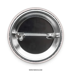 Pink Floral Teacup Pinback Button, Watercolor Flower Badge, Tea Party Favor, Botanical Button, Gift for Tea Lover, Cute Button Pin - Tawshia