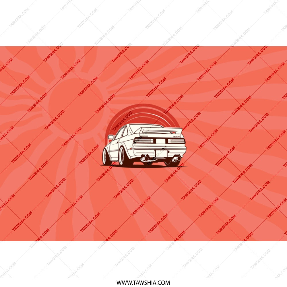 Toyota Supra Tumbler, JDM Car Tumbler, Japanese Car Fan Gift, 80s Car, Cool Car Tumbler, Car Lover Gift, Unique Tumbler - Tawshia