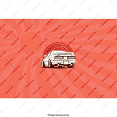 Toyota Supra Tumbler, JDM Car Tumbler, Japanese Car Fan Gift, 80s Car, Cool Car Tumbler, Car Lover Gift, Unique Tumbler - Tawshia