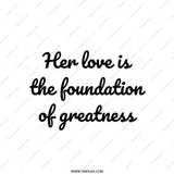 Love Foundation Tote Bag, Motivational Quote Bag, Inspirational Tote, Gift for Her, Everyday Bag, Book Bag, Teacher Gift - Tawshia