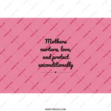 Mother's Love Tumbler, Mom Appreciation, Gift for Mother, Inspirational Quote Tumbler, Mothers Day Tumbler, Pink Tumbler - Tawshia