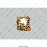 Cozy Autumn Tumbler, Pumpkin Spice Season Tumbler, Fall Reading Nook Cup, Books and Armchair Tumbler, Seasonal Drinks Tumbler - Tawshia