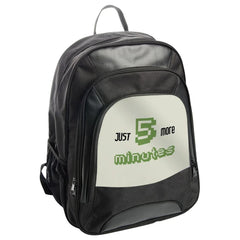 Funny Gamer BackPack, Just 5 More Minutes BackPack, Pixelated Game Backpack, Gaming Back Pack, Trendy BackPack for Students - Tawshia