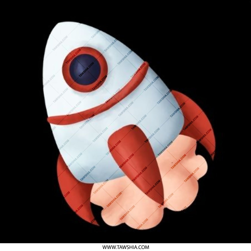 Cute Rocket Pinback Button, Outer Space Button, Spaceship Badge, Space Travel, Rocket Launch Pin, Cosmic Gift Idea, Geeky Collectible - Tawshia