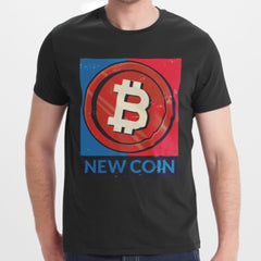 Bitcoin New Coin Design Graphic T-Shirt product