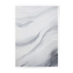 Abstract Art Photographic Print, Grey Wave Art, Modern Wall Decor, Minimalist Art Print, Fluid Art Print, Home Decor, Wall Art - Tawshia